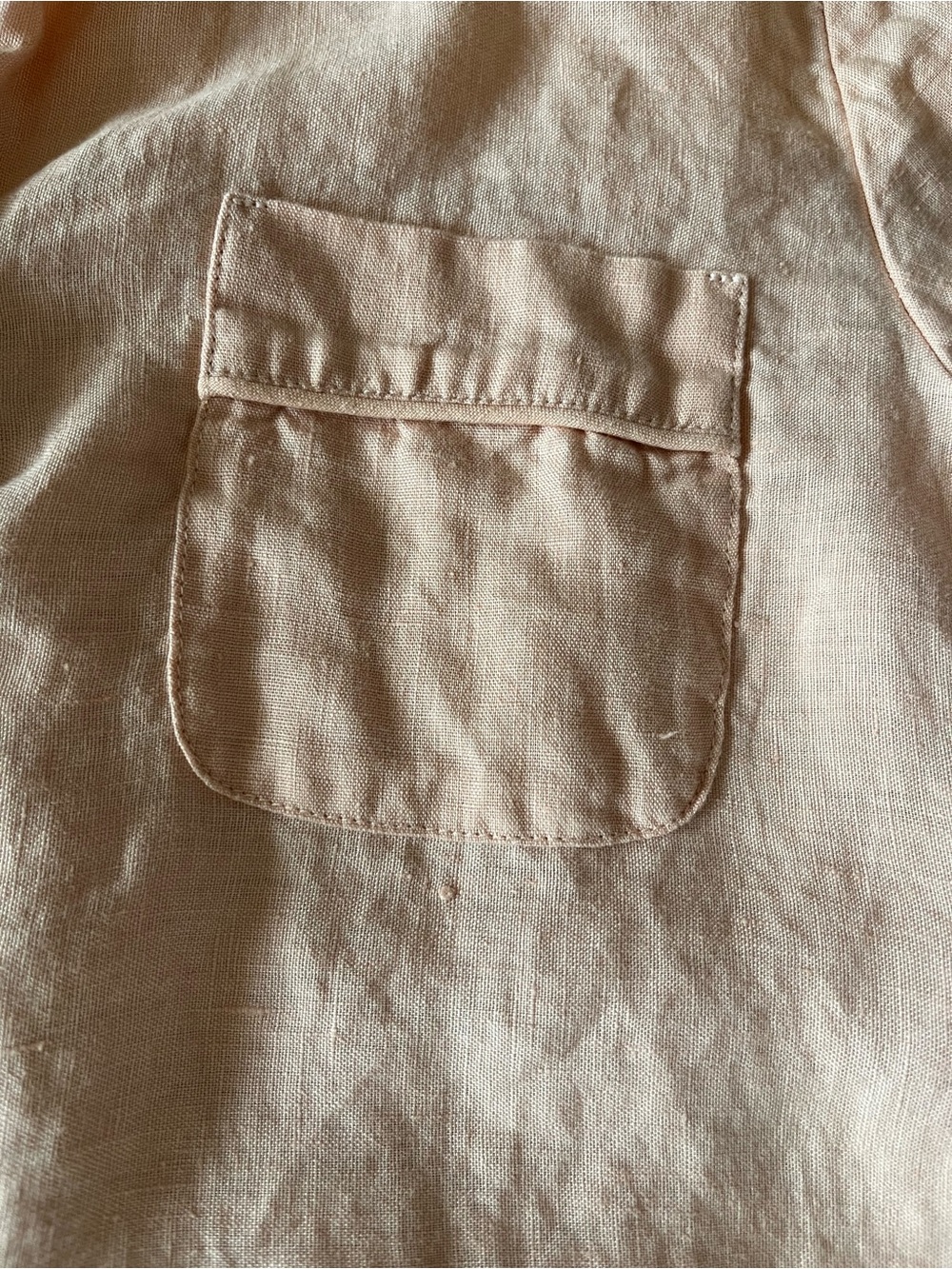 Serena & Lily 100% Linen Set Blush Pink Top & Pants Size S Coastal Resort Lounge - Picture 14 of 15
